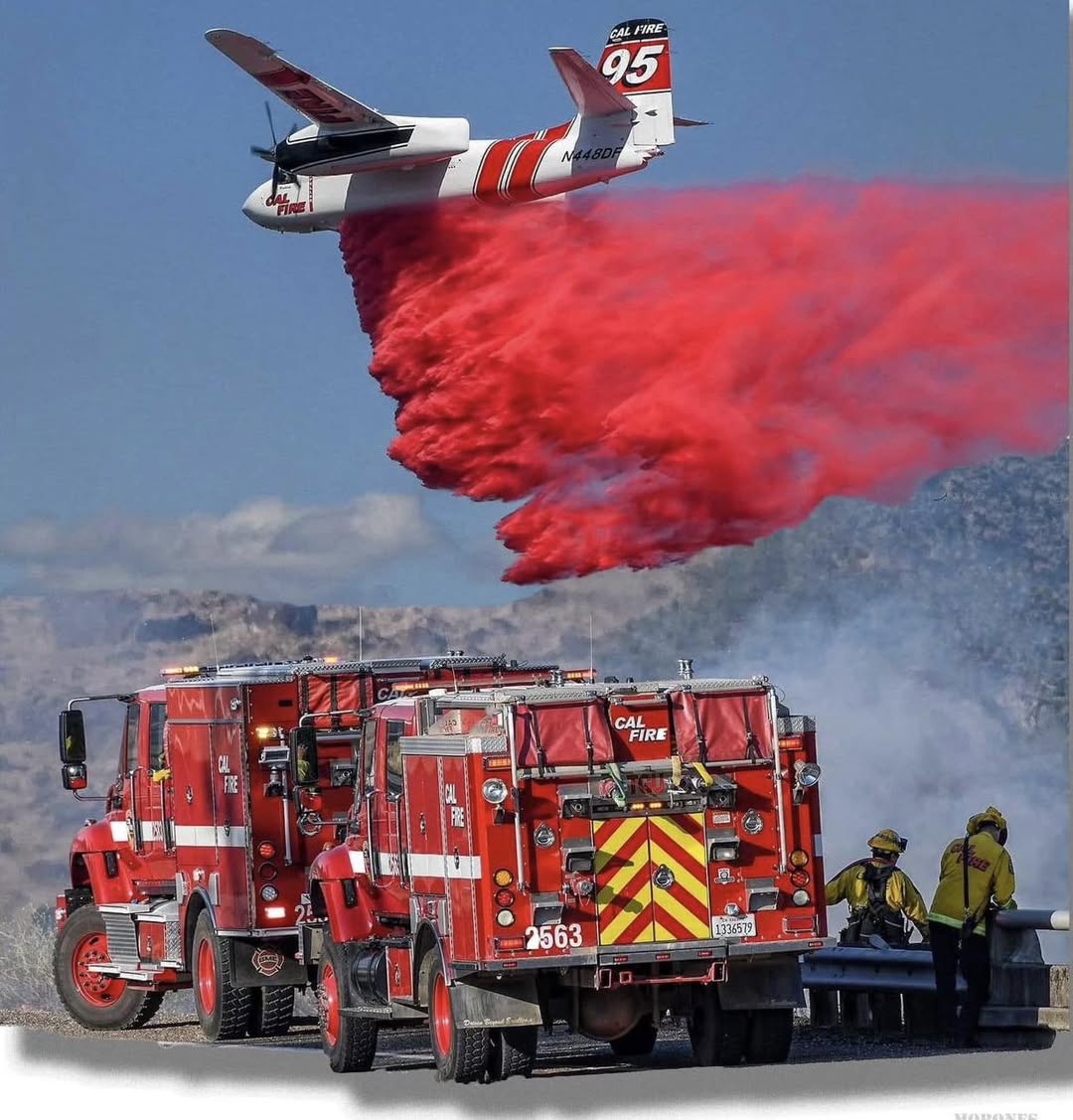 Cal Fire engines