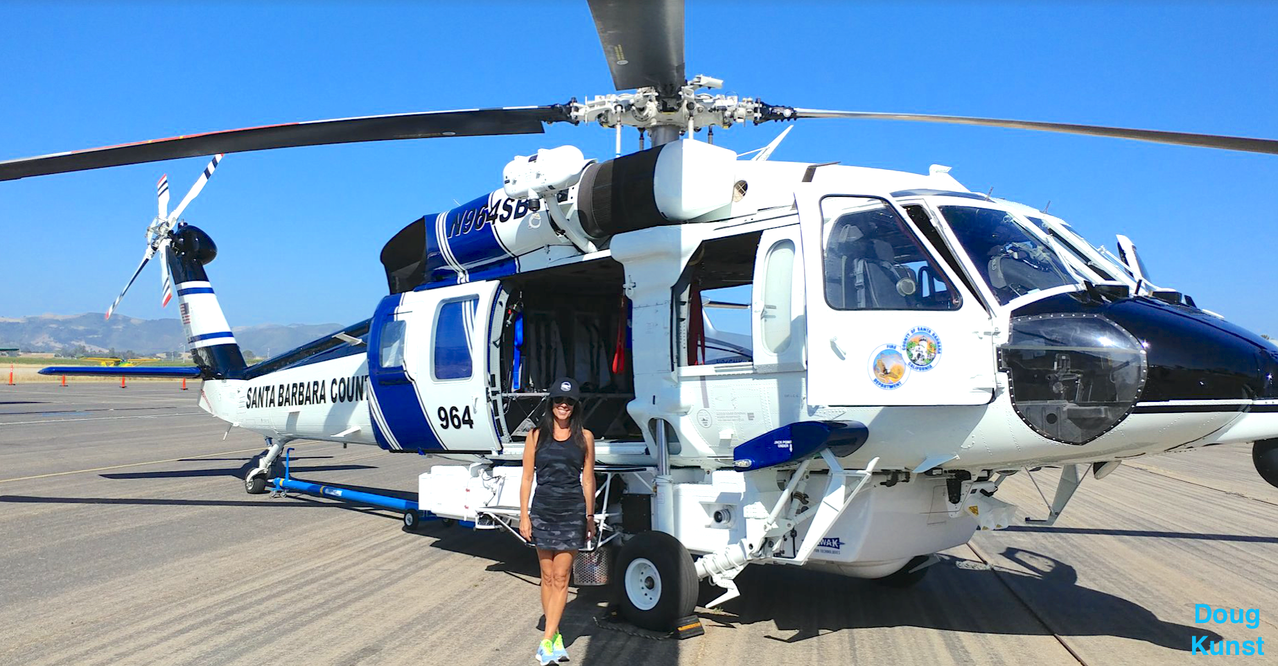 Santa Barbara County fire hawk helicopter firehawk